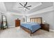 Spacious bedroom with carpeted floors, large bed, and bedside tables at 3748 Tea Olive Rd, Gastonia, NC 28056