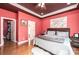 Spacious bedroom with wood floors and neutral walls at 3837 1St Street Nw Ln, Hickory, NC 28601