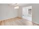 Dining room with hardwood floors, chandelier, and an open entrance to the kitchen at 4227 Coopersdale Rd, Charlotte, NC 28273
