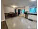 Eat-in kitchen with tile flooring and a nearby dining area, great for entertaining at 440 Mt Moriah Church Rd, China Grove, NC 28023