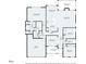 Detailed floor plan showcasing the layout of the home, including bedrooms, kitchen, and living spaces at 471 Lucky Nw Dr, Concord, NC 28027