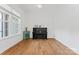 Open living space with lots of light, hardwood floors and white trim at 471 Lucky Nw Dr, Concord, NC 28027
