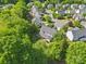 A lovely aerial shot showcases the homes proximity to mature trees, providing a serene and private setting at 4853 Walnut Grove St, Harrisburg, NC 28075