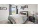 Cozy bedroom with patterned bedding, elephant art, and a bright window view at 5712 Runnel Way, Charlotte, NC 28215