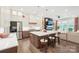 Spacious open kitchen with a large center island and stainless steel appliances at 5712 Runnel Way, Charlotte, NC 28215