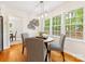 Cozy breakfast nook area with large windows providing ample natural light at 5817 Portburn Rd, Charlotte, NC 28211
