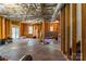 Unfinished basement with exposed ductwork and framing, providing potential for customization at 602 Kames Nw Ct, Conover, NC 28613