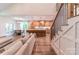 Open-concept living space seamlessly blending kitchen, dining, and living areas for modern living at 602 Kames Nw Ct, Conover, NC 28613