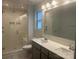 Bathroom showcasing double sink vanity with shower and toilet at 756 Gondola Ct # 127, Salisbury, NC 28144