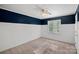 This bedroom offers natural light, ceiling fan, and chair rail at 836 Meadowlark Dr, Rock Hill, SC 29732