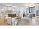 Bright kitchen featuring an island with bar seating and sleek modern design at 8397 Ranger Island Marina Rd, Denver, NC 28037
