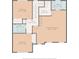 Upstairs floorplan featuring three bedrooms, two baths, and a walk-in closet at 122 Roxboro Ct # 286, Mount Gilead, NC 27306