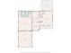 Main level floorplan featuring a kitchen, living room, dining room, and garage at 122 Roxboro Ct # 286, Mount Gilead, NC 27306