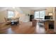Bright bonus room with hardwood floors and a dedicated office space at 2646 N Olivers Cross Rd, Newton, NC 28658