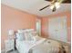 Inviting bedroom featuring ensuite bathroom, carpet and natural lighting at 959 Robinson Rd, Gastonia, NC 28056