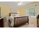 Comfortable bedroom featuring a ceiling fan, natural light, and neutral carpet at 1666 Sam Smith Rd, Fort Mill, SC 29708