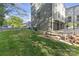 Well-maintained backyard with a patio, picnic table, and fenced yard at 2006 Upstate Way, Charlotte, NC 28206