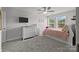 This bedroom features carpeted floors, neutral walls, and a double window for natural light at 2034 Suttonview Rd, Fort Mill, SC 29708