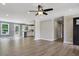 Bright living space with modern floors, neutral paint, and open access to the kitchen at 2362 Marett Blvd, Rock Hill, SC 29732