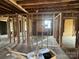 Framework of home interior during renovation, showing framing and plumbing installation at 334 Whitner St, Rock Hill, SC 29730