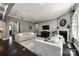 Spacious living area with a fireplace, TV, and ample seating at 618 Chase Ct, Fort Mill, SC 29708