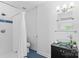 Bathroom features updated vanity and glass bowl sink at 110 Preserve Way, Mooresville, NC 28117
