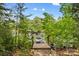 A private boat dock with a boat lift provides direct lake access and scenic waterfront views at 110 Preserve Way, Mooresville, NC 28117