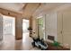 Living room with hardwood floors and several doorways at 114 S 5Th St, Albemarle, NC 28001