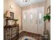 Welcoming foyer with elegant console table and natural lighting at 118 Sir Gregory Dr, Shelby, NC 28152