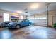 Two car garage with car, garage door and side entrance at 118 Sir Gregory Dr, Shelby, NC 28152