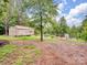 View of a backyard shed, garden, and a fenced in area that enhances the property's appeal at 6758 Zion Church Rd, Concord, NC 28025