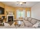 Inviting living room with a cozy fireplace, stylish decor, and ample seating at 876 Hardin St # B24, Lancaster, SC 29720