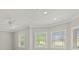 Bonus room with natural light, ceiling fan, and a view of the yard at 89 Wexford Pt, Hickory, NC 28601