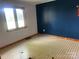 Bedroom featuring a blue accent wall and a large window letting in natural light at , Salisbury, NC 28147