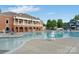 Resort-style community pool with slide, lifeguard on duty, and plenty of seating for relaxation at 1030 Westbury Dr, Matthews, NC 28104