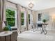 Cozy home office with lots of natural light and modern decor at 1030 Westbury Dr, Matthews, NC 28104
