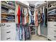 Walk-in closet featuring ample shelving and organized storage for clothing and accessories at 106 Sweet Briar Dr, Fort Mill, SC 29707