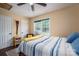 Inviting bedroom with a window view and natural light, creating a relaxing retreat at 1404 River Dr, Belmont, NC 28012