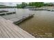View of dock on the water, showing off access to the water and nearby docks for boats at 1404 River Dr, Belmont, NC 28012