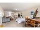 Spacious bonus room featuring comfortable seating, a TV, and a quaint dining area at 1680 Beleek Ridge Ln, Clover, SC 29710