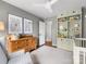 Bedroom featuring built-in shelves and dresser at 1714 Edgewater Dr, Charlotte, NC 28210