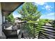 Relaxing balcony with comfortable seating and a serene tree view at 2200 Lyndhurst Ave # 203, Charlotte, NC 28203