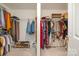 Spacious walk-in closet with ample shelving and hanging space, offering organized storage solutions for clothing and accessories at 2620 Shady Reach Ln, Charlotte, NC 28214