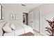 Neutral staged bedroom with a closet, decor, and a calming atmosphere at 273 Leeward Point Loop # 14, Taylorsville, NC 28681