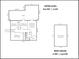 Floor plan of the upper level showing 810 HSF of bedrooms, deck, bathrooms, and a boat house with 540 Sq Ft at 273 Leeward Point Loop # 14, Taylorsville, NC 28681