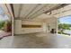 Spacious three-car garage with ample storage, workshop area, and lake views at 273 Leeward Point Loop # 14, Taylorsville, NC 28681