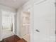 Hallway view leading to the laundry room and other rooms at 4205 Jones Creek Ln, Charlotte, NC 28215