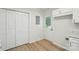 Mud room features vinyl floor, storage cabinets, and an exterior door at 519 Jacobs Rdg, Fort Mill, SC 29715