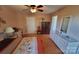 Bright bedroom with an abundance of natural light, neutral wall color, and light hardwood floors at 6454 Sain Milling Rd, Vale, NC 28168