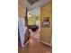 Open living room with vaulted ceiling and a view into the kitchen at 6454 Sain Milling Rd, Vale, NC 28168